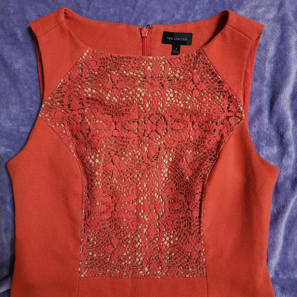 Peach Pink Cocktail Dress